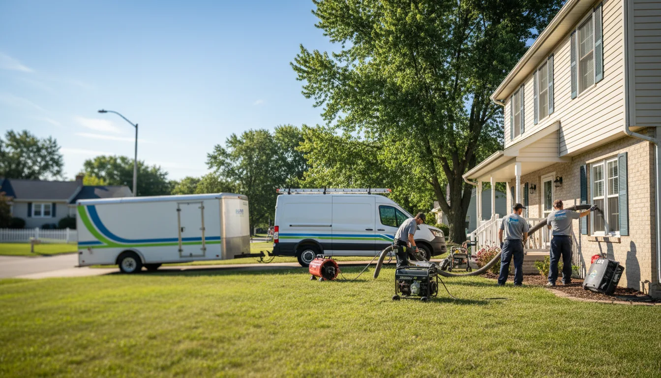 Flooded Basement Restoration And Cleanup With Repair in Potter, WI near me